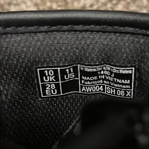 Dr. Martens 1460 Loud Leopard black Lace Up Boots Girls - Picture 5 of 5